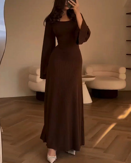 Maine - Elegantes langärmeliges Kleid