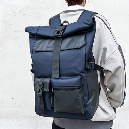Liam | Trendy Wasserdichte Reisetasche Laptop-Rolltop-Rucksack