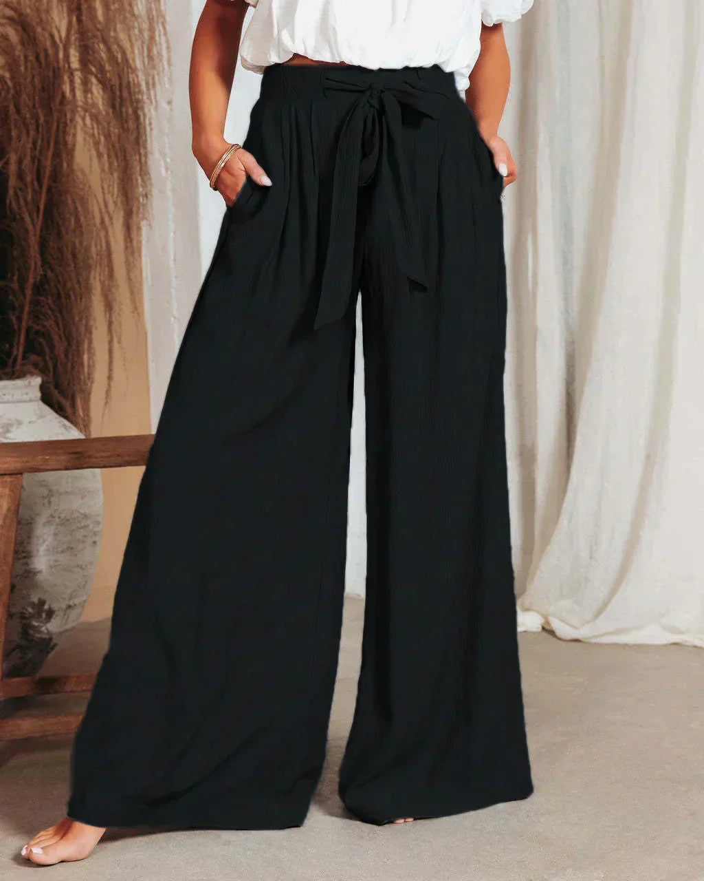 Isabelle - Hose aus Leinen Airy
