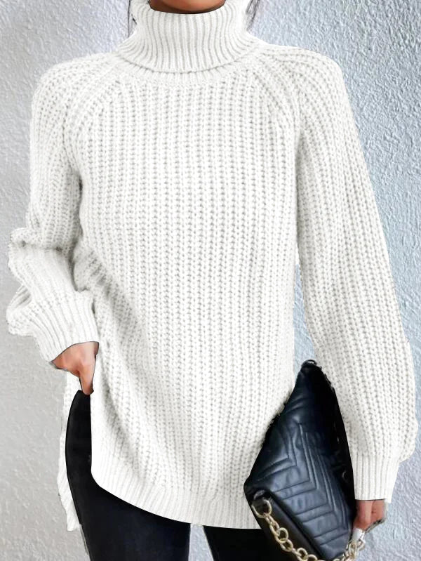 Warmer Damen-Rollkragenpullover