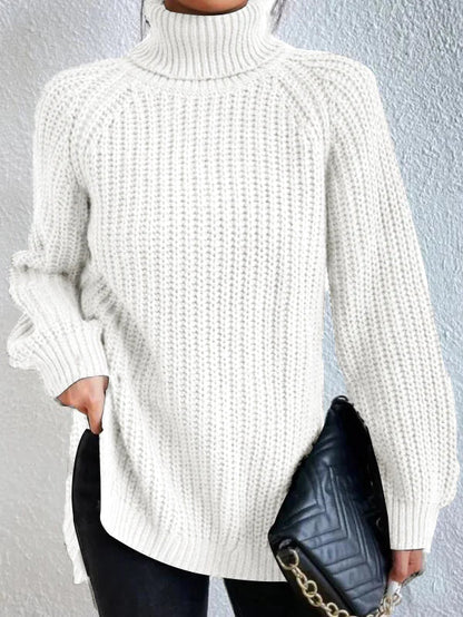 Warmer Damen-Rollkragenpullover