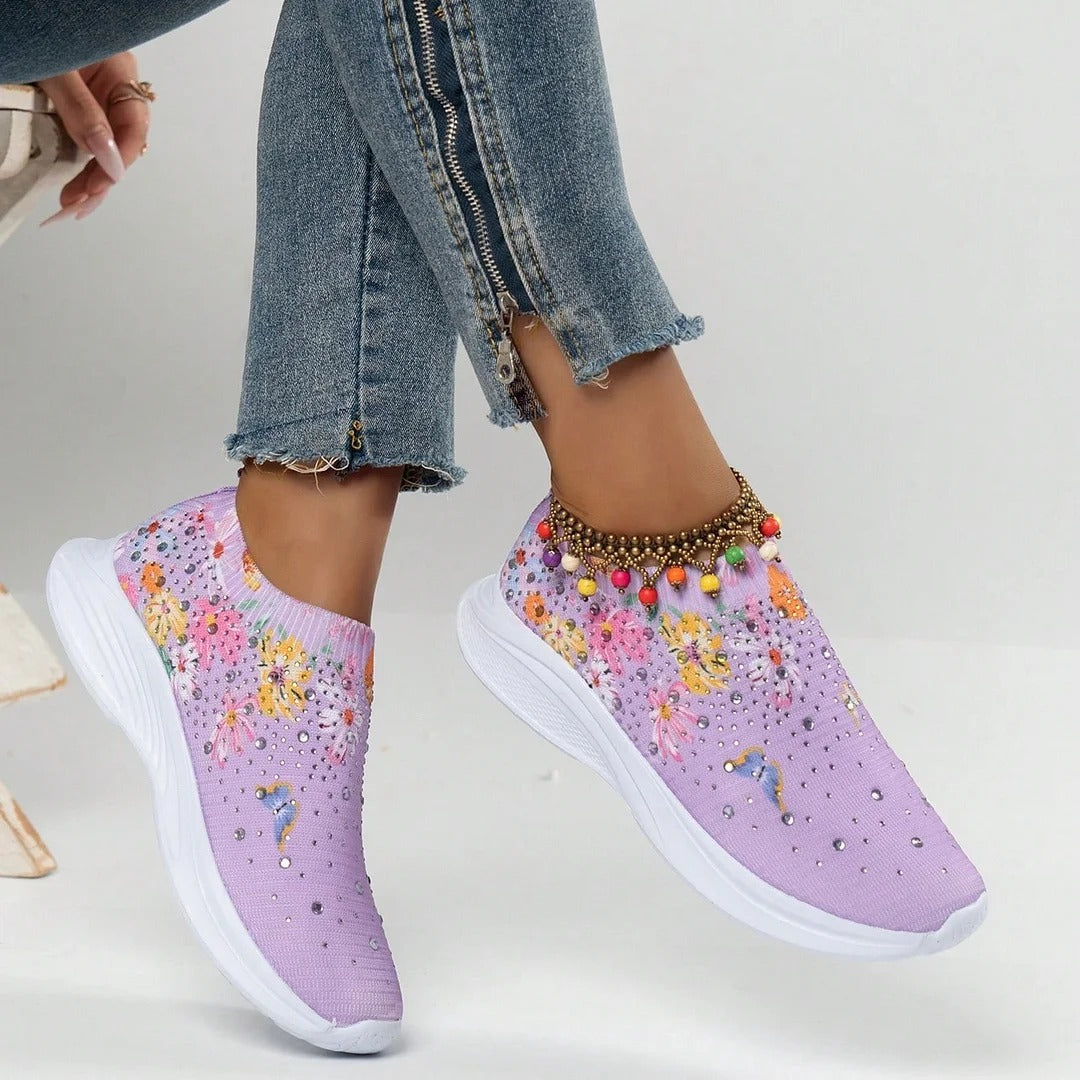 Stilvolle, atmungsaktive Damen-Sportschuhe zum Hineinschlüpfen
