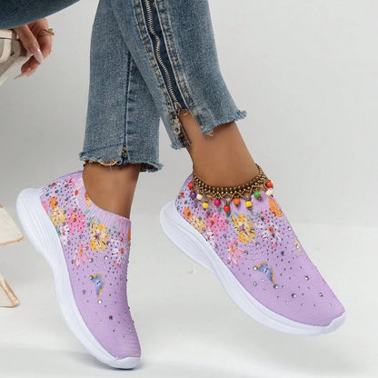 Stilvolle, atmungsaktive Damen-Sportschuhe zum Hineinschlüpfen