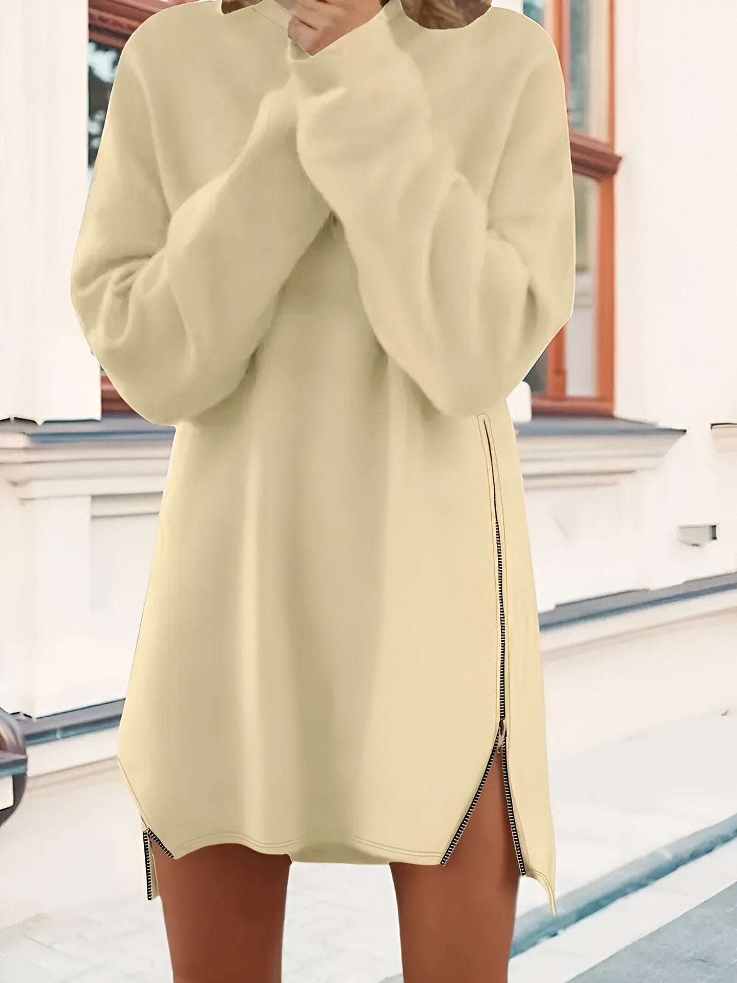 Perla | Bequemes & stilvolles Kleid mit Reißverschluss
