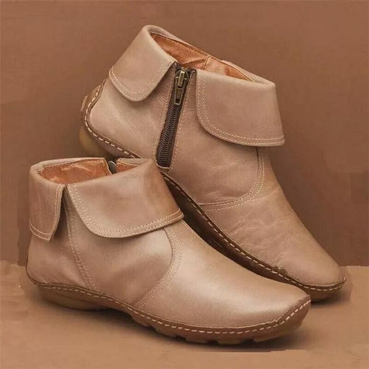 Martina - Stiefel mit seitlichem Federreißverschluss