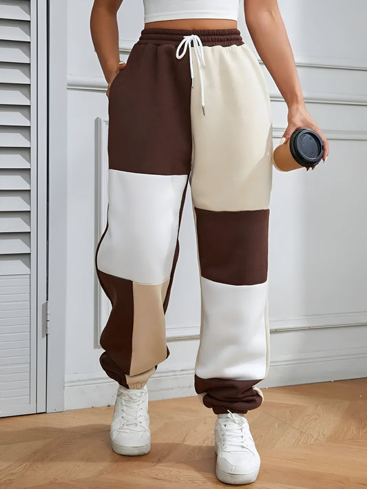 Tereza | Colour-Block lockere Jogginghose - Komfort trifft Stil