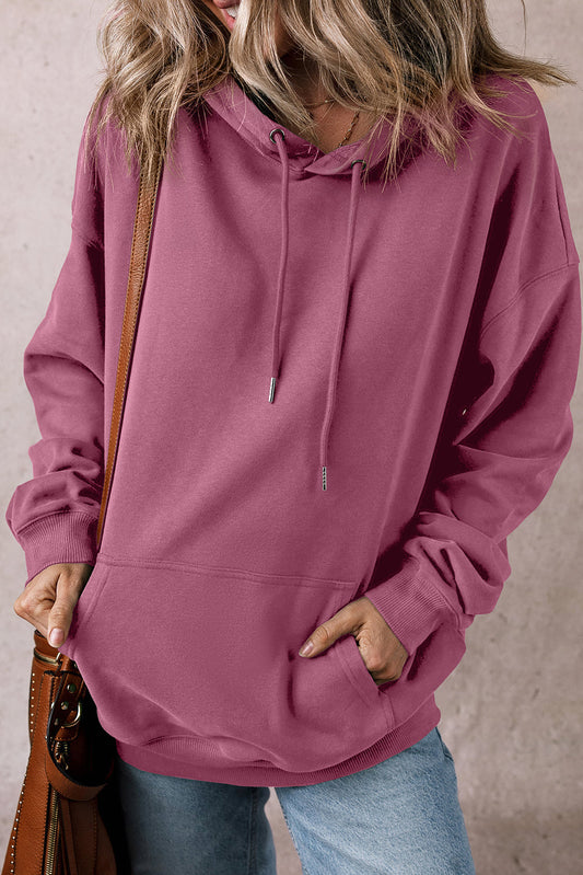 Isadora - Dicker Kapuzenhoodie mit Kängurutasche und Fleecefutter für Frauen