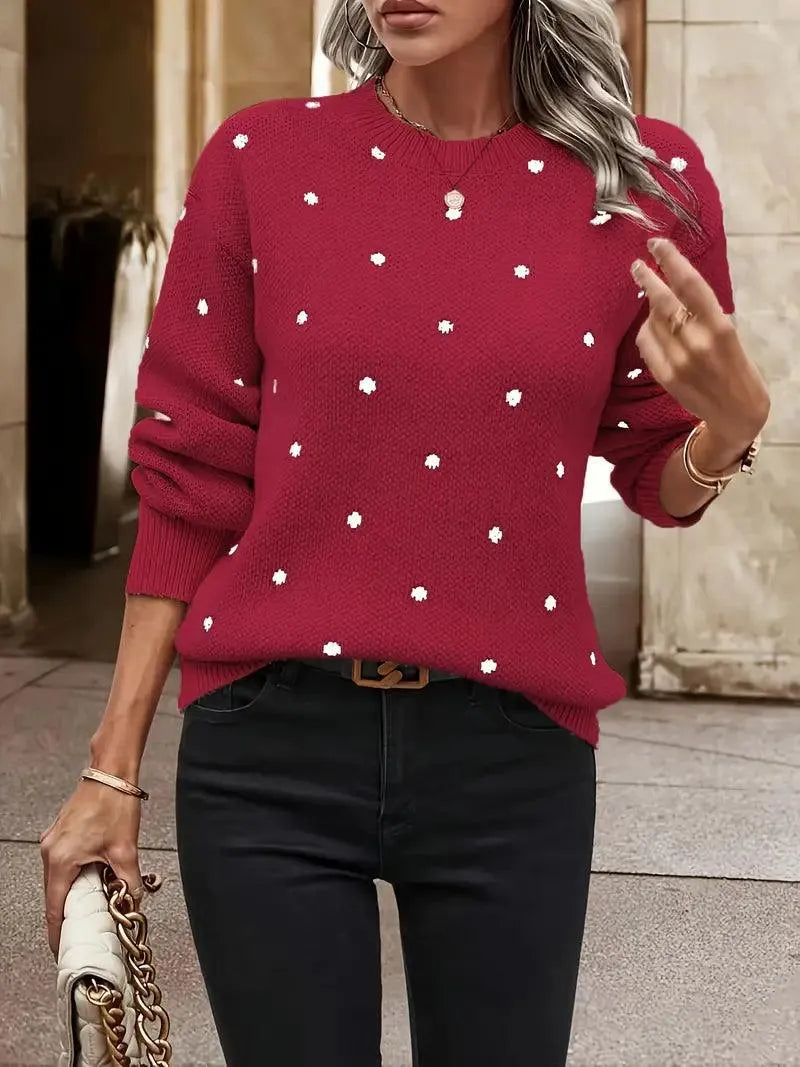 Strickpullover - Verspielt - Weich - Ideal für Herbst und Winter