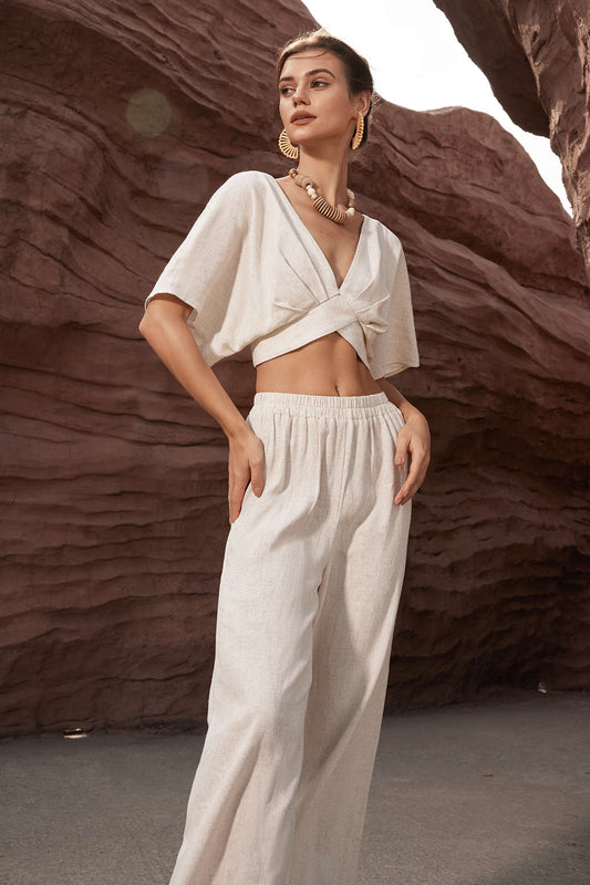 Aurelia - Sommerhose aus Leinen
