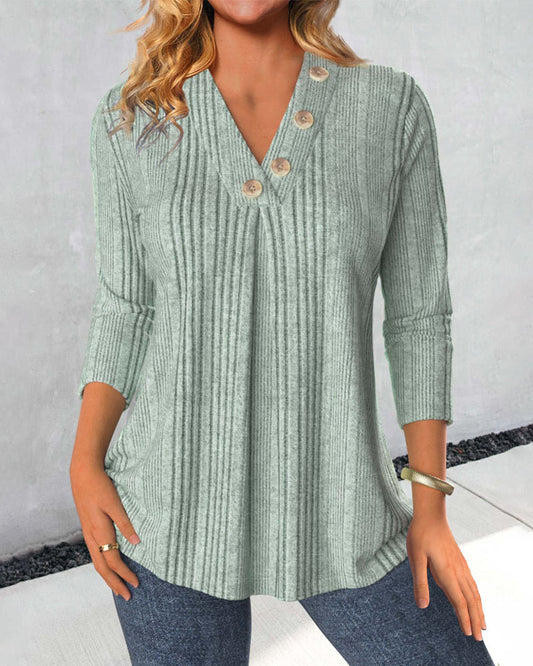 Fanny - Elegante grüne Bluse
