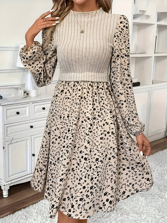 Caterina | Elegantes 2-in-1-Kleid mit floralem Muster