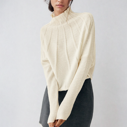 Jaeda - Stylischer Winter-Strick-Rollkragenpullover für Frauen