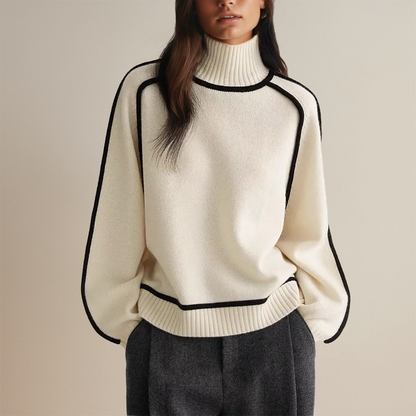Lorana - Eleganter Herbst-Rollkragenpullover für Damen