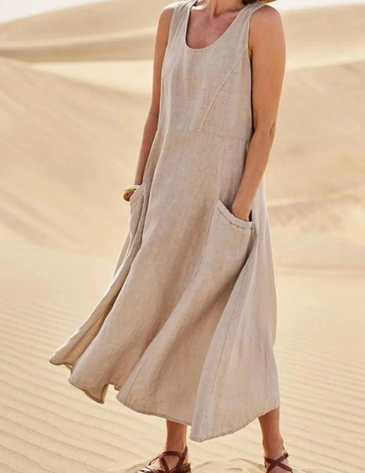 Luftiges Sommerkleid für Damen | Midi