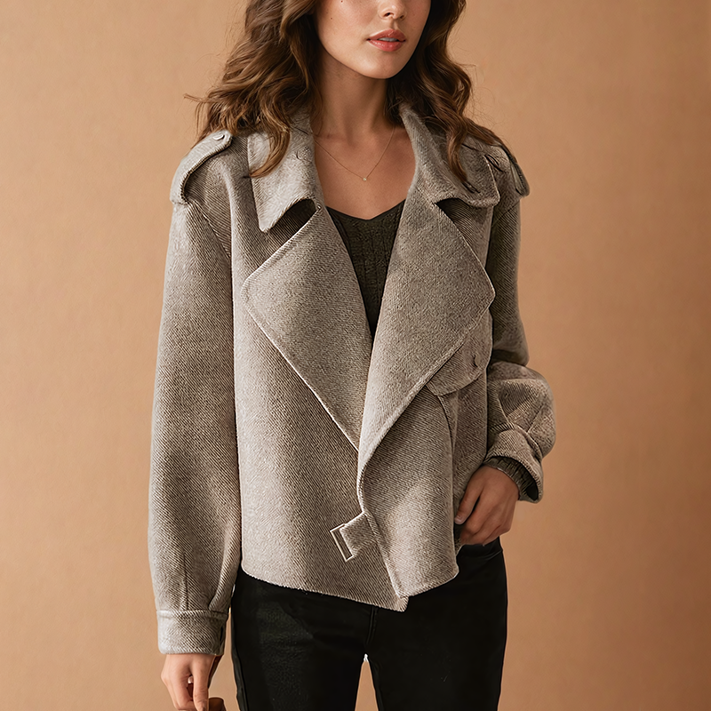 Amilyan - Moderne strukturierte Jacke für Frauen