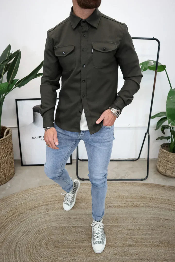Adam - Hemdjacke mit Knopfverschluss