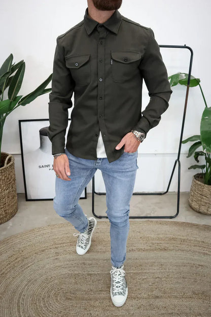 Adam - Hemdjacke mit Knopfverschluss