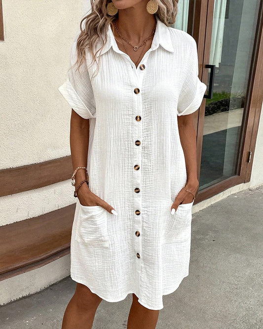 Bequemes Shirt-Kleid für Frauen
