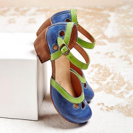 Yolanda® | Bequeme Sandalen mit niedrigem Absatz