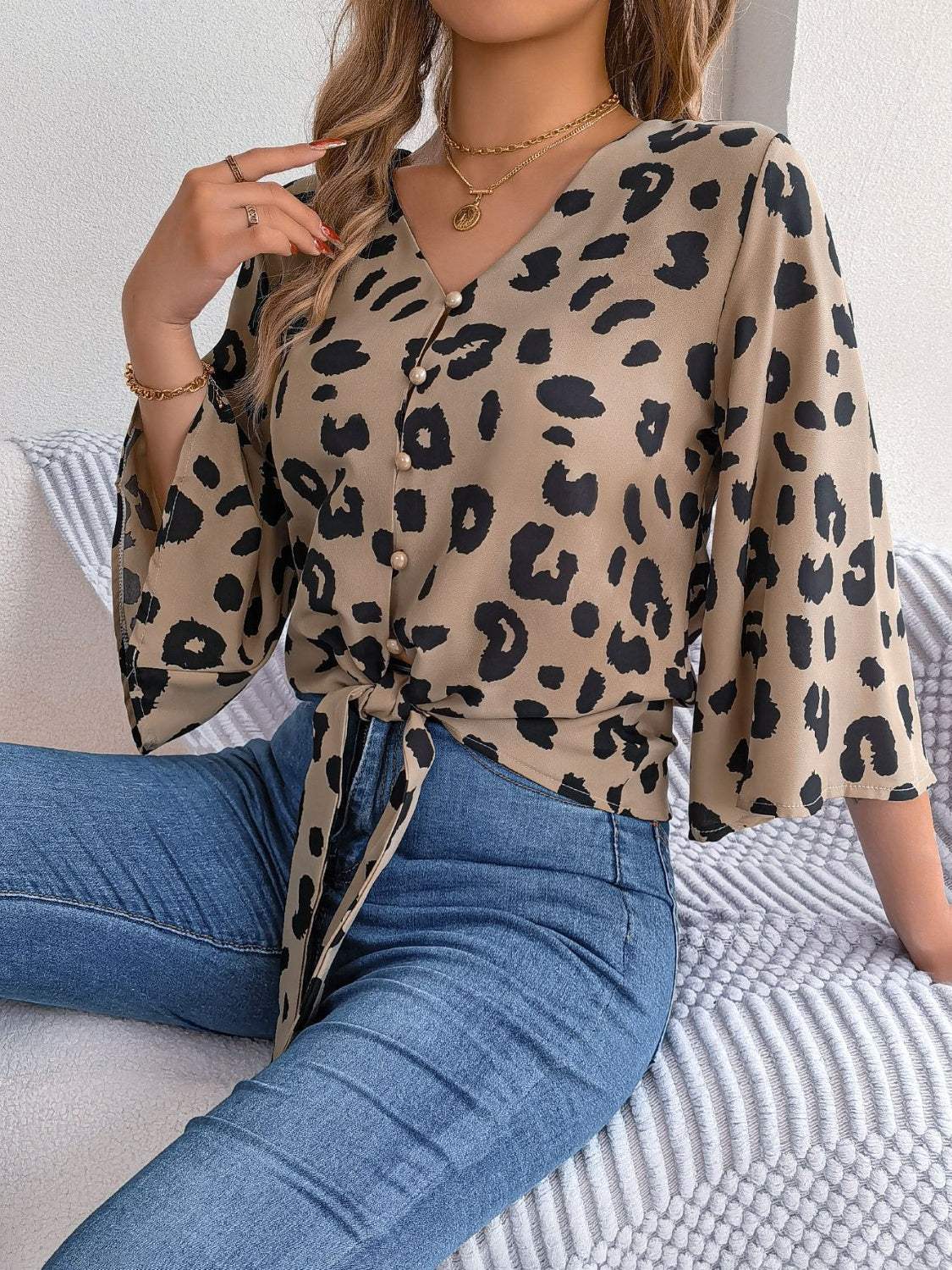 Damenbluse mit Tiermotiv