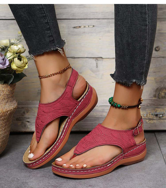 Irene® | Romanza Stilvolle Keilabsatzsandalen für den sommerlichen Strandlook