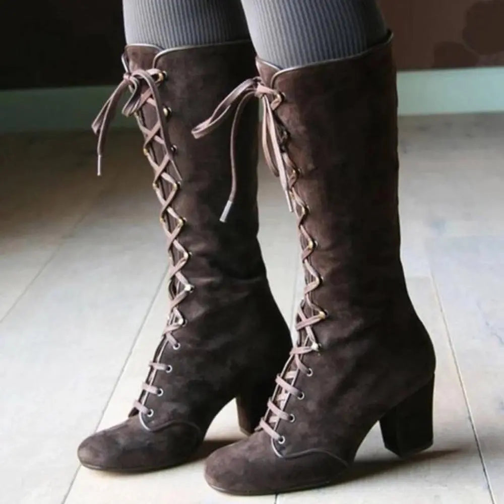Pointed Knee High Boots | Schwarz - Modisch und elegant - Perfekt für jede Gelegenheit