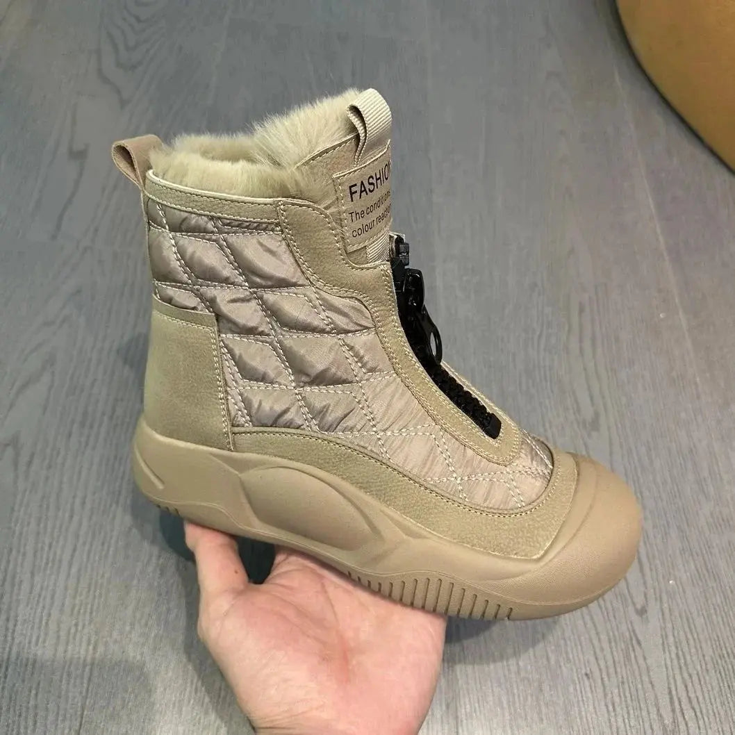 Zinnia - Moderne Pelzschuhe für Frauen