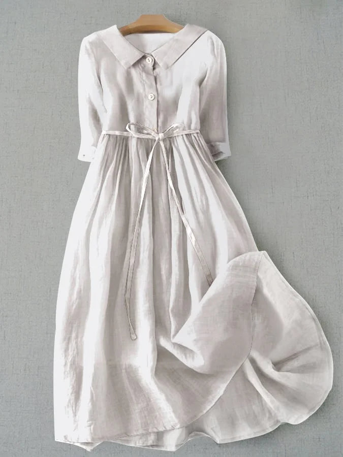 Baumwollkleid Harper: literarisch schlichte Eleganz