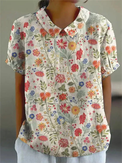CM | Damen Bluse mit Blumendruck