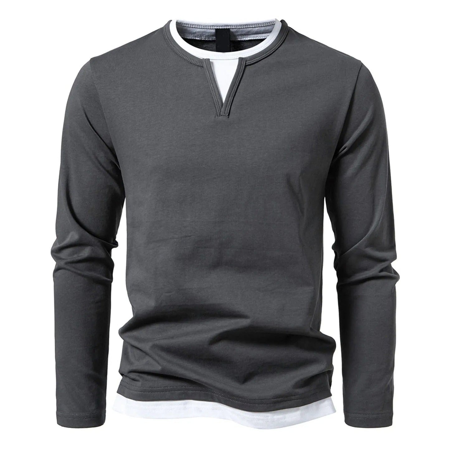 Vigorous™ | Henley mit langen Ärmeln