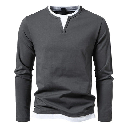 Vigorous™ | Henley mit langen Ärmeln