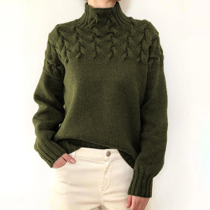 Damen-Rollkragenpullover, Strick-Rollkragenpullover | Stylisch - Bequem - Perfekt für kalte Tage