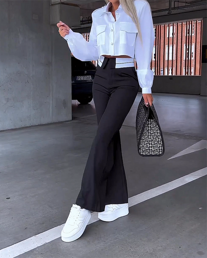 Emma | Luxuriöse Samtbluse | Schick und bequem | Weicher Stoff