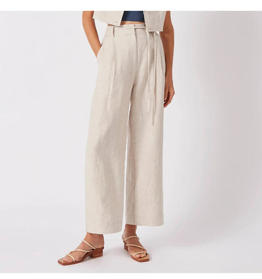Damen-Hose mit breitem Bindeband