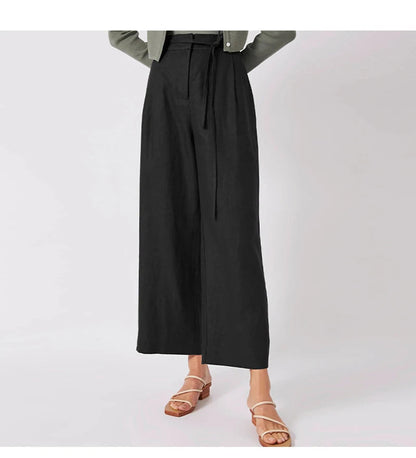 Damen-Hose mit breitem Bindeband