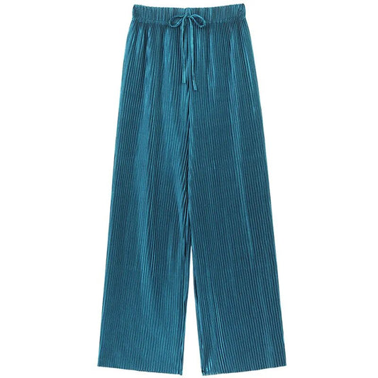 Thérèse - Plissee-Hose mit weitem Bein für den Sommer