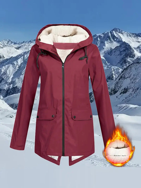 Daleyza - wasserdichte jacke mit kordelzug