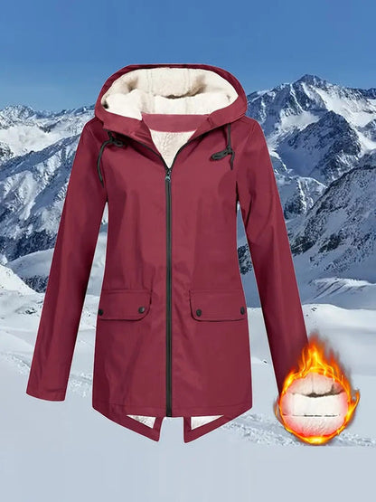 Daleyza - wasserdichte jacke mit kordelzug