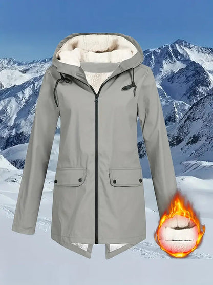 Daleyza - wasserdichte jacke mit kordelzug