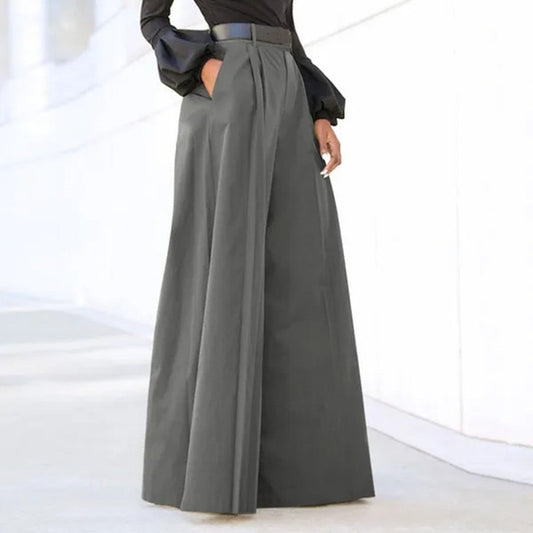 Amelie - Elegante Plissee-Hose mit weitem Bein für Frauen