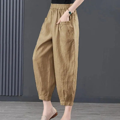 Gabrielle - Lockere Hosen mit elastischem Bund für Frauen