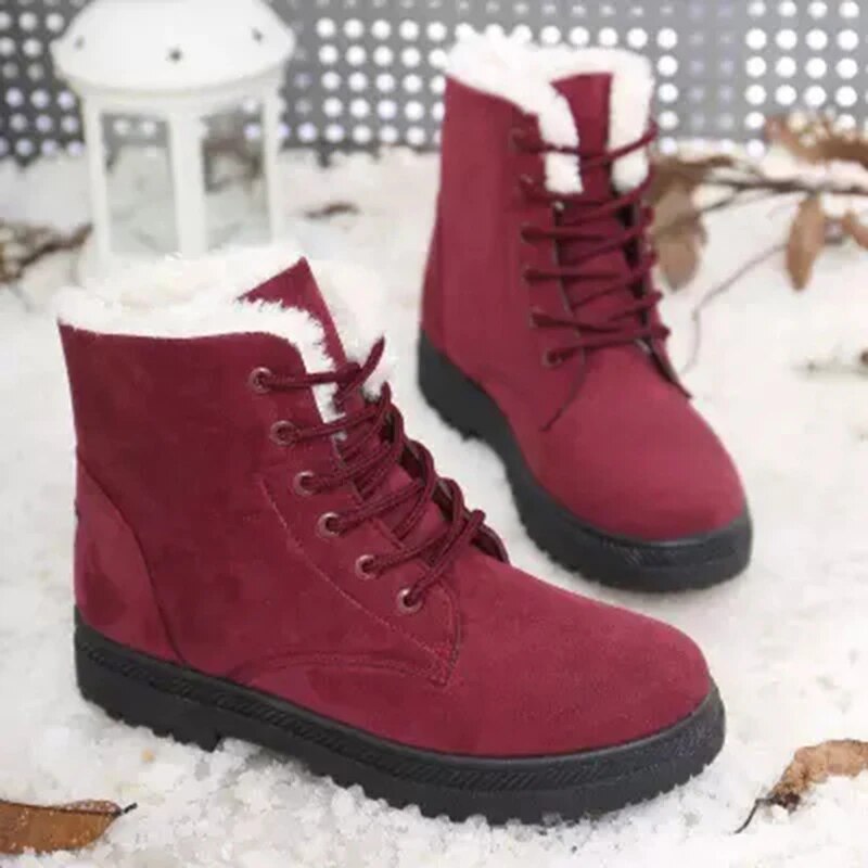 Schneestiefel mit Schnürsenkeln - Balbine