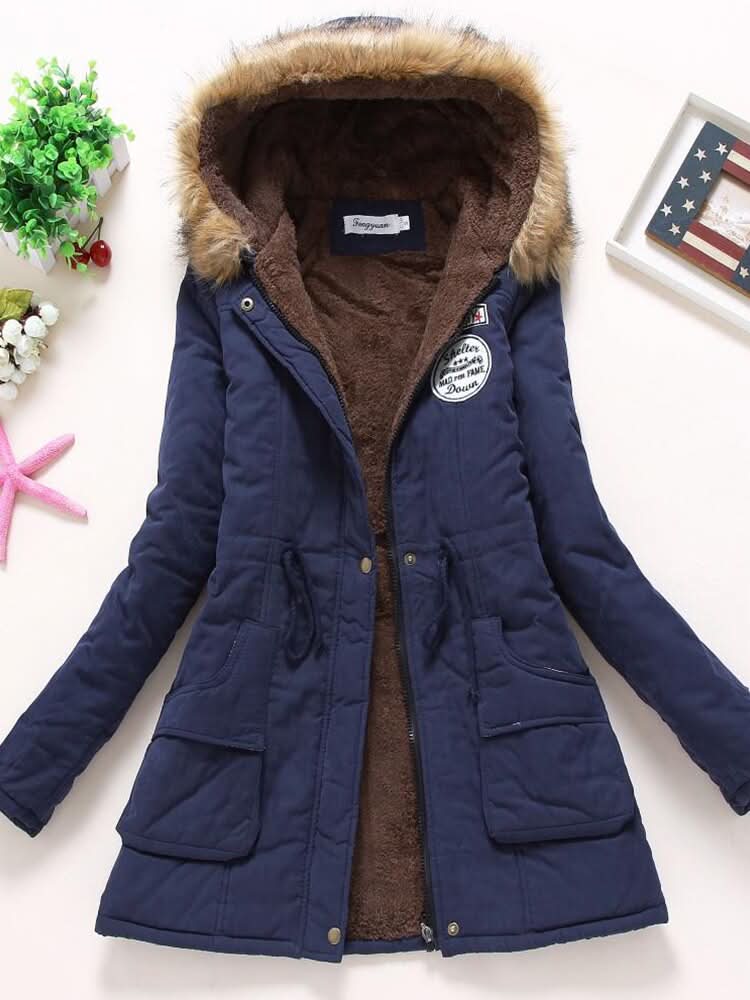Trendiger, warmer und anpassungsfähiger Wintermantel für Damen