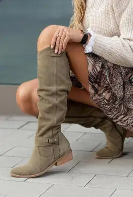 Trendige und unterstützende Stiefel mit Reißverschluss und Ferse