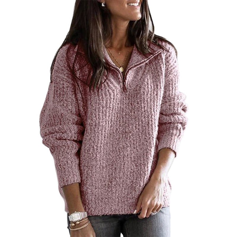 Ella - Gestrickter Herbstpullover aus Wolle für Frauen