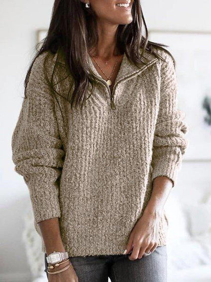 Ella - Gestrickter Herbstpullover aus Wolle für Frauen
