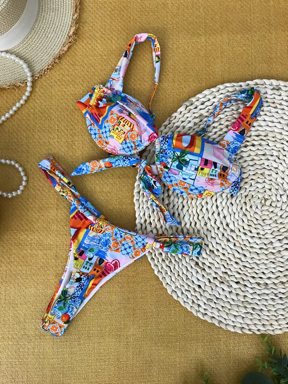 SoSoof - Brasilianischer Bikini mit Druck