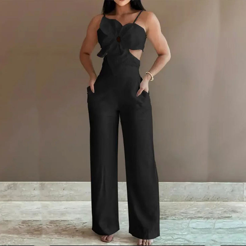Louise - Moderner Overall mit weitem Bein