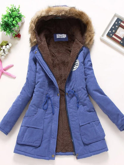 Trendiger, warmer und anpassungsfähiger Wintermantel für Damen