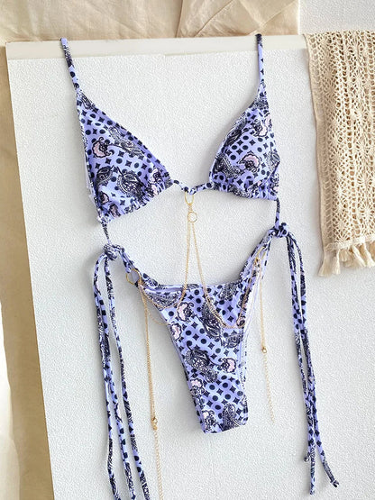 SoSoof - Brasilianischer Bikini mit Kettendetail